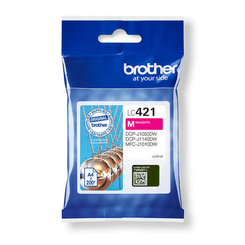 Brother LC-421M ink cartridge 1 pc(s) Original Magenta Brother LC-421M ink cartridge 1 pc(s) Original Magenta